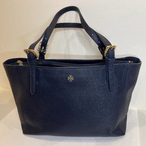 Tory Burch McGraw Tote in Navy leather